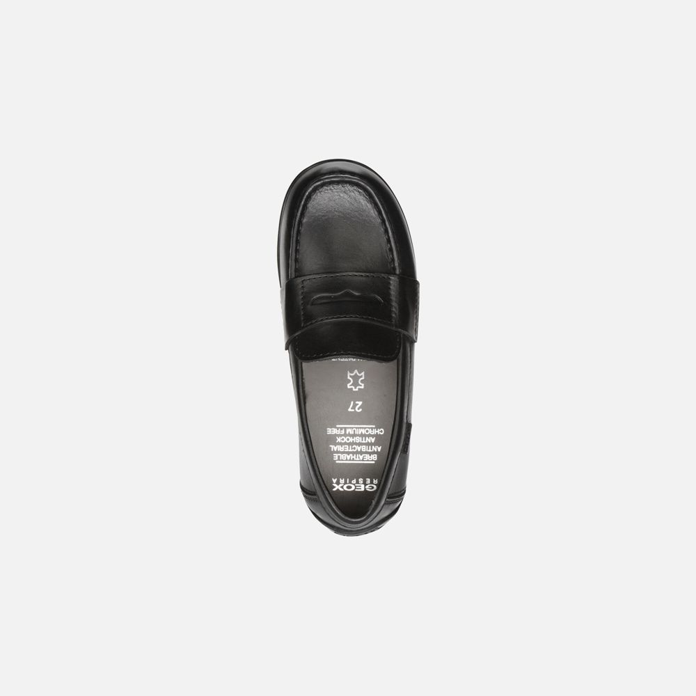 Geox Erkek Çocuk Loafers Siyah - New Fast - UIF-380125